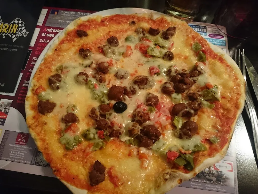 Pizza Merguez